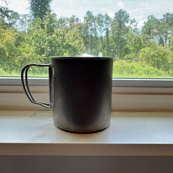 Snow Peak Titanium 600 Mug Cup Japan Ultralight Backpacking Camping Gear - Picture 4 of 7